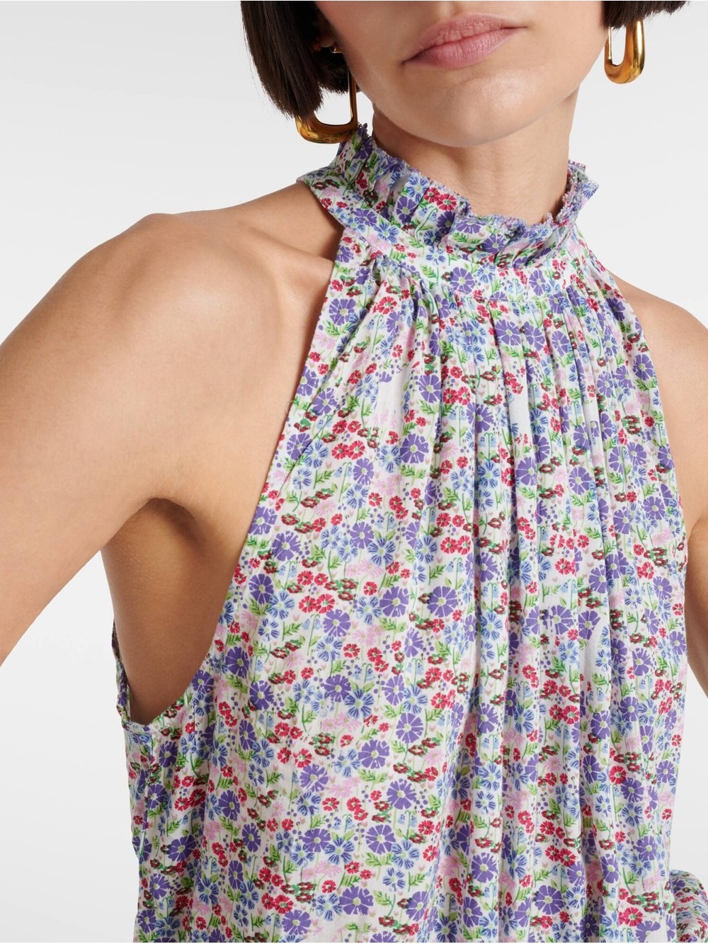 Poupette St Barth Bianca Floral Mini Dress